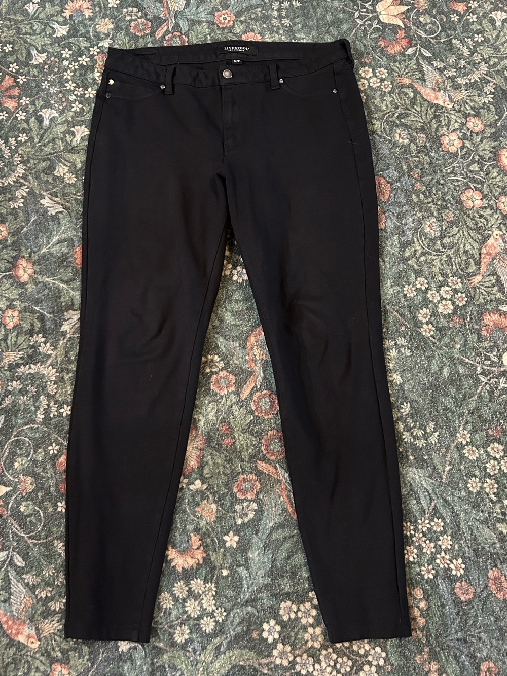 Liverpool Black Skinny Stretchy Pants